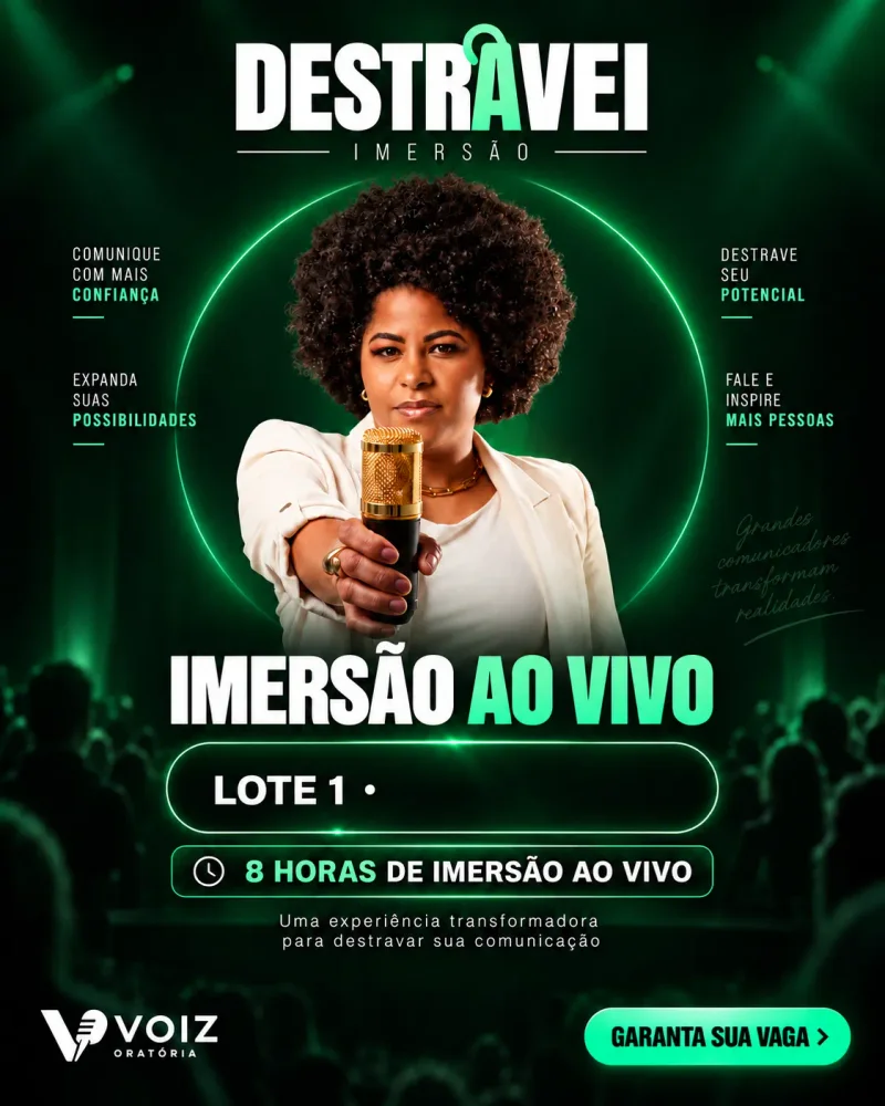 Imersão Destravei ao vivo