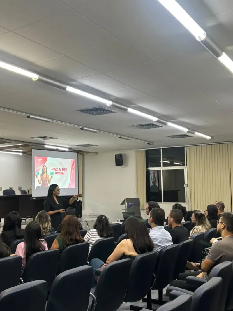 Auditório do treinamento presencial em Caruaru