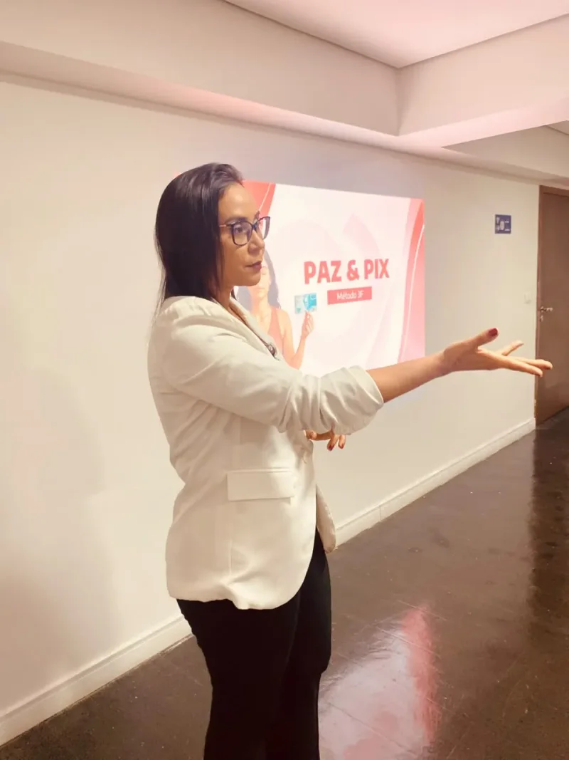 Drica Costa durante o treinamento em João Pessoa